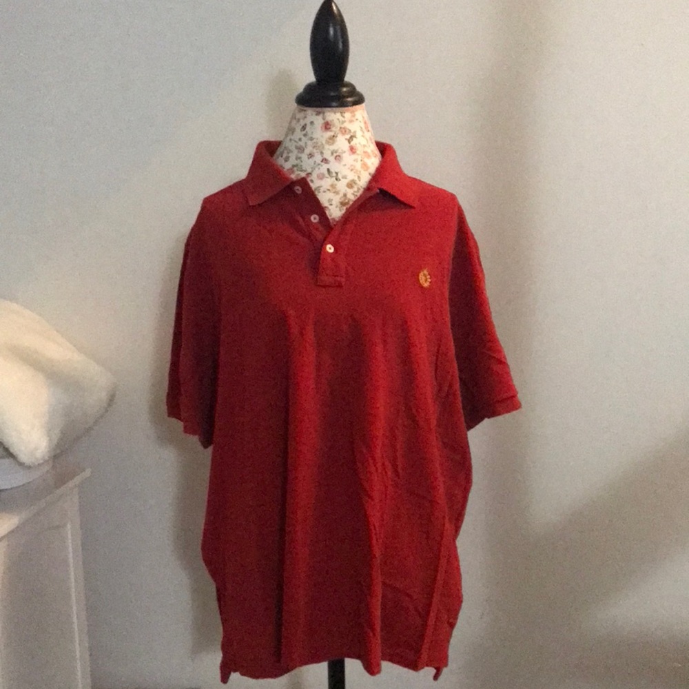 ⭐️EUC RALPH LAUREN *GENTLY WORN* WOMENS RED PIQUE POLO SIZE 3X